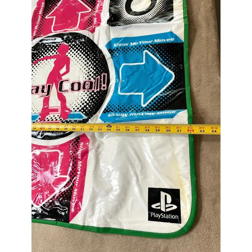 Konami Dance Dance Revolution Stay Cool DDR Soft Pad PlayStation UNTESTED